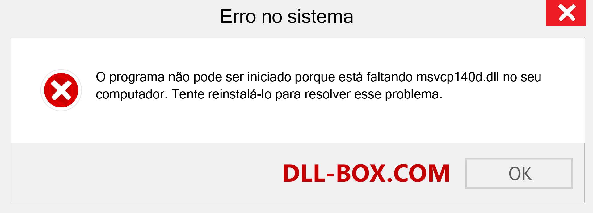 Arquivo msvcp140d.dll ausente ?. Download para Windows 7, 8, 10 - Correção de erro ausente msvcp140d dll no Windows, fotos, imagens